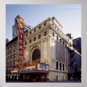 Das Hisorical Chicago Theatre Poster