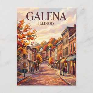 Das Historische Dorf Galena USA Postkarte