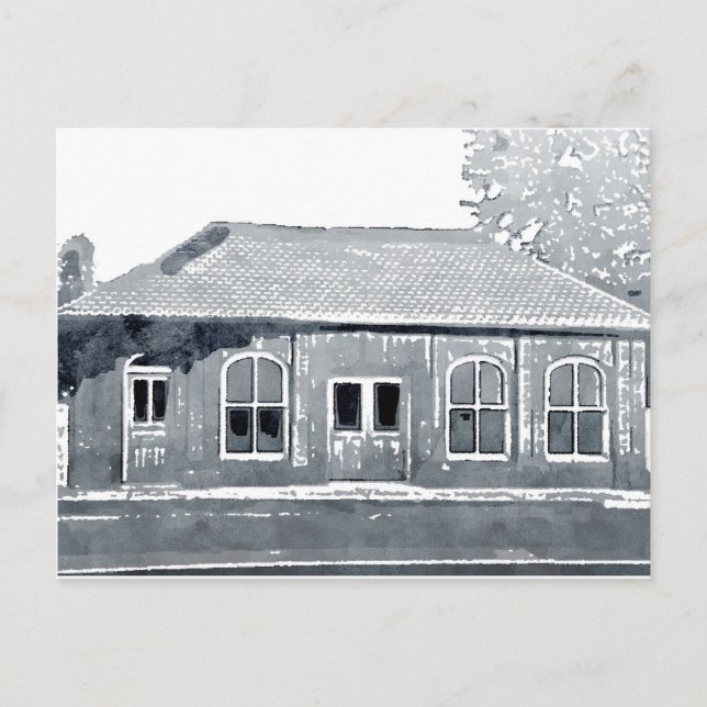 Das historische Gebäude des Hyde Parks Postkarte (Vorderseite)