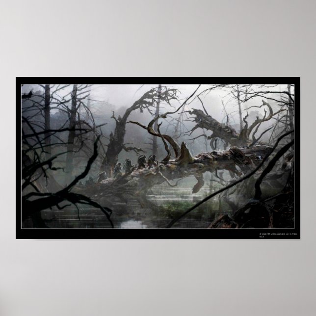 DAS HOBBIT : DESOLATION VON SMAUG™ Concept Art 4 Poster (Vorne)