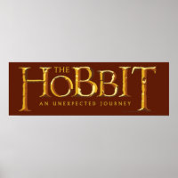 Das Hobbit Logo Gold