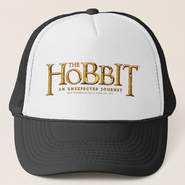 Das Hobbit Logo Gold Truckerkappe (Vorderseite)