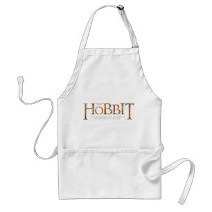 Das Hobbit-Logo ist texturiert Schürze