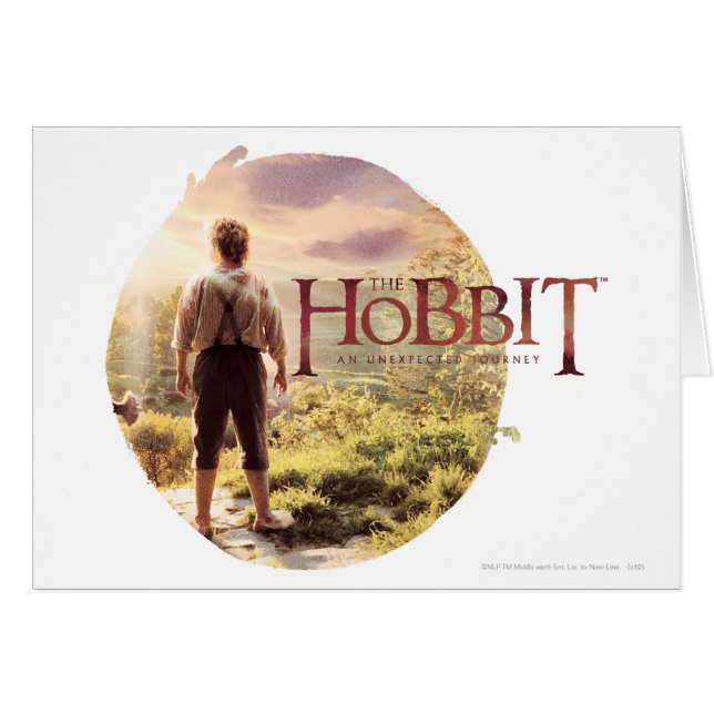 Das Hobbit-Logo mit BILBO BAGGINS™ Back (Vorderseite (Horizontal))