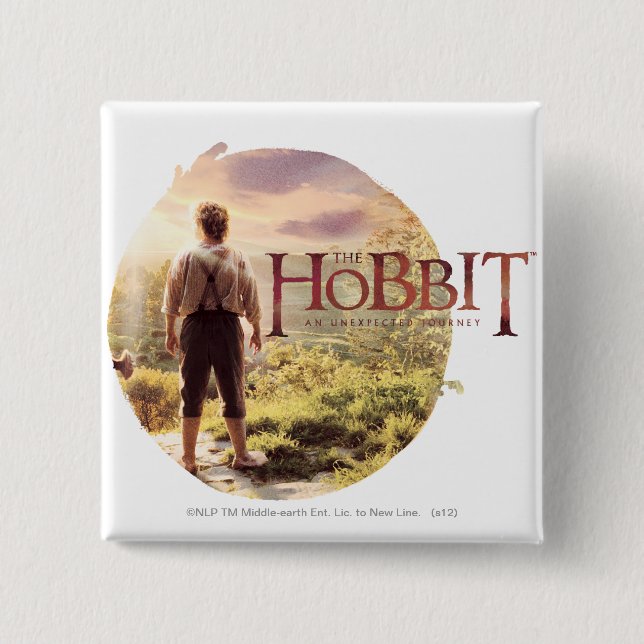 Das Hobbit-Logo mit BILBO BAGGINS™ Back Button (Vorderseite)
