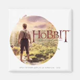Das Hobbit-Logo mit BILBO BAGGINS™ Back Magnet