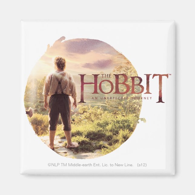 Das Hobbit-Logo mit BILBO BAGGINS™ Back Magnet (Vorne)