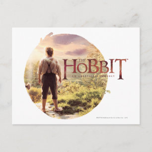 Das Hobbit-Logo mit BILBO BAGGINS™ Back Postkarte