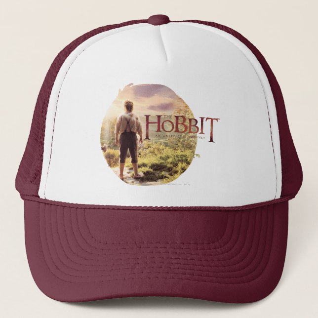 Das Hobbit-Logo mit BILBO BAGGINS™ Back Truckerkappe (Vorderseite)