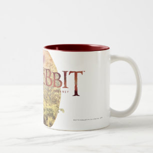 Das Hobbit-Logo mit BILBO BAGGINS™ Back Zweifarbige Tasse