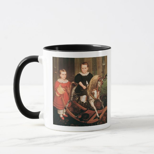 Das Hobby-Pferd, c.1840 Tasse (Links)