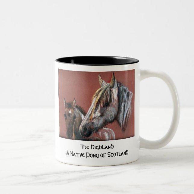 Das Hochland Zweifarbige Tasse (Rechts)