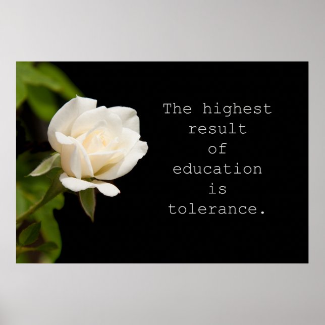 Das höchste Ergebnis der Bildung Poster (Vorne)