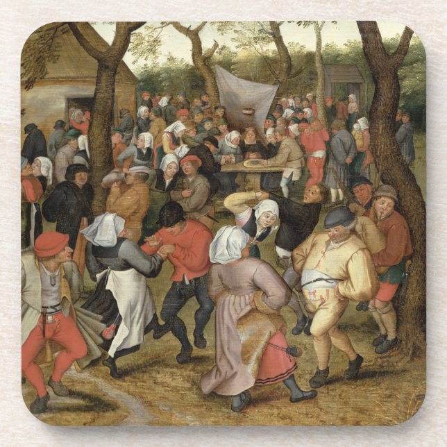 Das Hochzeits-Fest Untersetzer (Vorderseite)