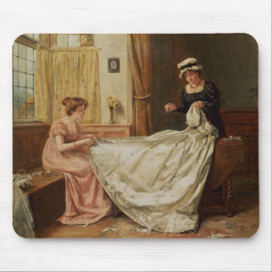 Das Hochzeits-Kleid Mousepad