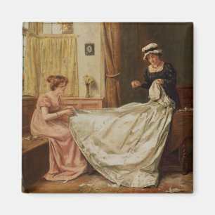 Das Hochzeitskleid Magnet