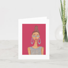 Das Höher der Bun Dankeskarte