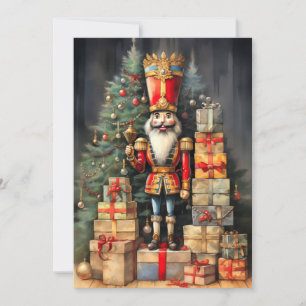 Das Holiday Sentinel Klassischer Nutcracker Feiertagskarte