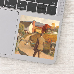 Das Homecoming, 1945 von Newell Convers Wyeth Aufkleber