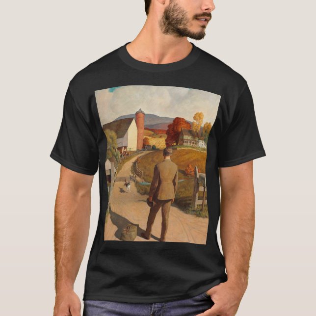 Das Homecoming, 1945 von Newell Convers Wyeth T-Shirt (Vorderseite)
