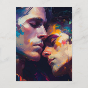 Das homosexuelle Paar Postkarte