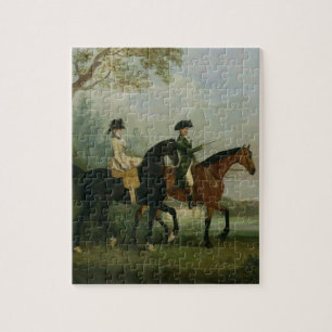 Das Hon. Marcia Pitt Reiten mit ihrem Bruder, Puzzle