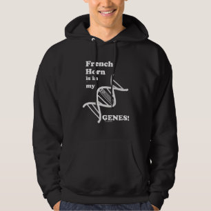 Das Horn von Französisch ist in meinen Genen Hoodie