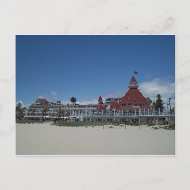 Das Hotel Del Coronado Postkarte (Vorderseite)