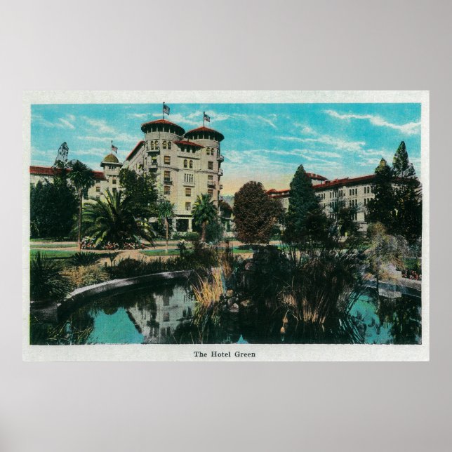 Das Hotel Green und GroundsPasadena, CA Poster (Vorne)