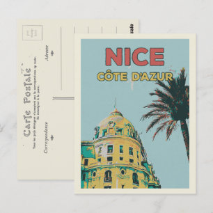 Das Hotel Negresco liegt an der Promenade des Angl Postkarte