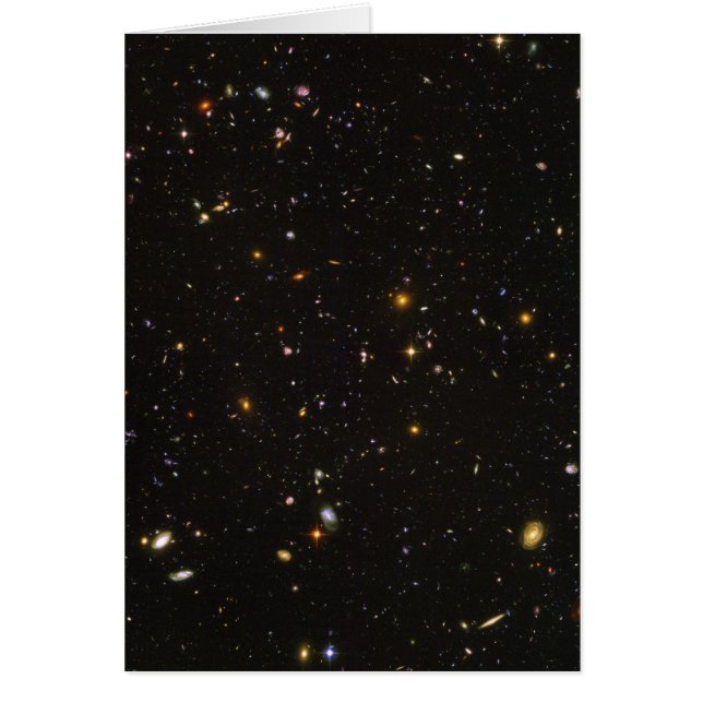 Das Hubble ultra tiefe Feld-Raum-Bild (Vorne)