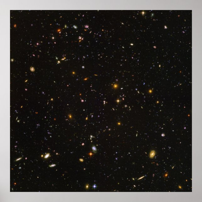 Das Hubble-Weltraumbild Poster (Vorne)