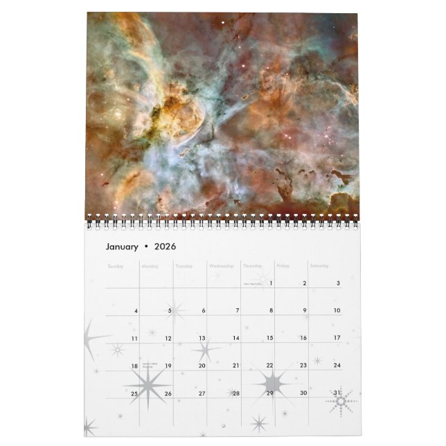 Das Hubble-Weltraumteleskop Kalender (Jan 2026)