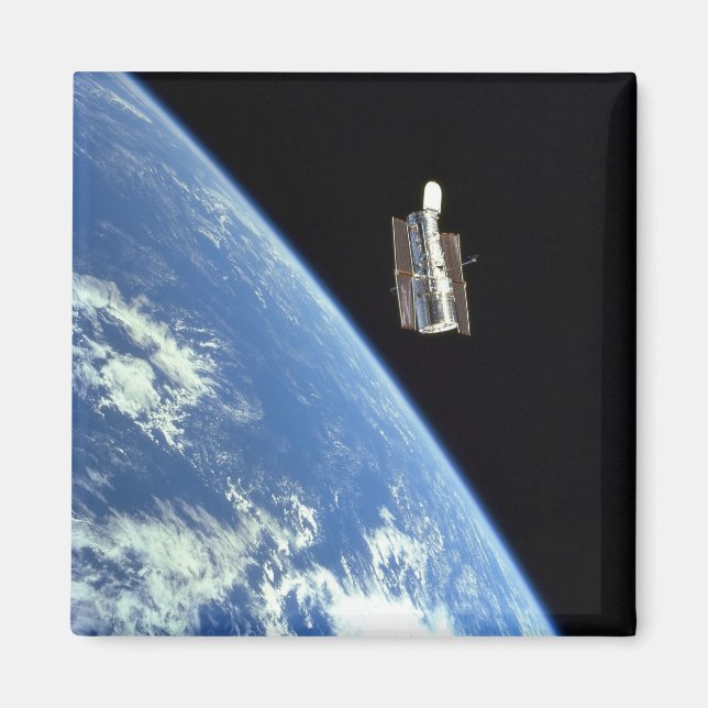 Das Hubble-Weltraumteleskop mit blauer Erde Magnet (Vorne)