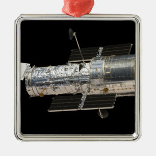 Das Hubble-Weltraumteleskop Silbernes Ornament