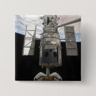 Das Hubble Weltraumteleskop wird freigegeben Button
