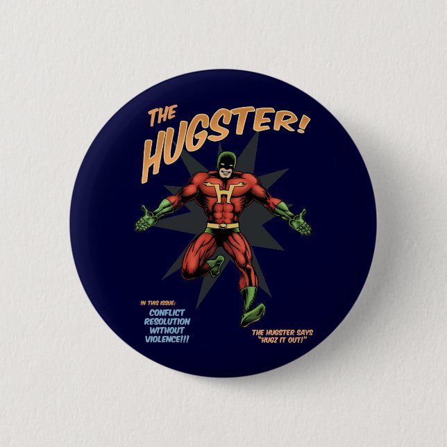 Das Hugster Button (Vorderseite)
