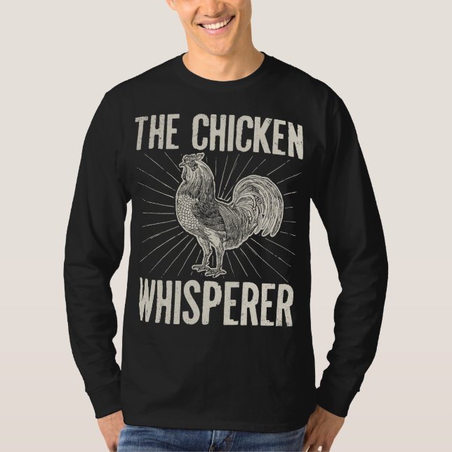 Das Huhnwhisperer-Bauers-Geschenk T-Shirt (Vorderseite)