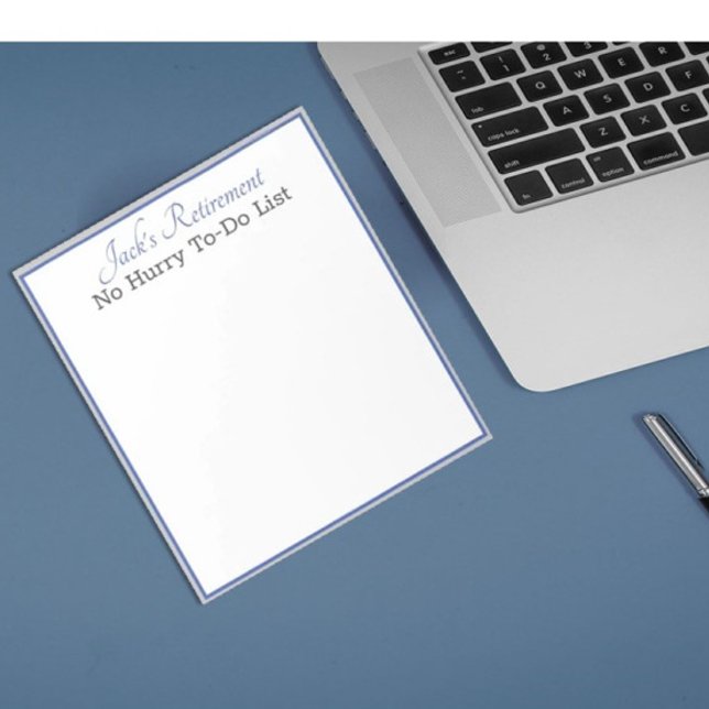 Das humorvolle Notizblock des Custom Retiree (Von Creator hochgeladen)