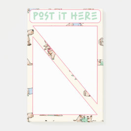 Das Hundeleben hat es hier postuliert Post-it Klebezettel