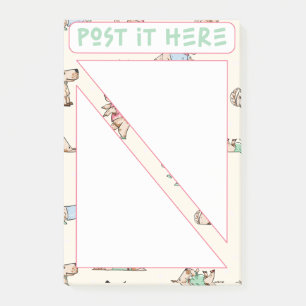 Das Hundeleben hat es hier postuliert Post-it Klebezettel