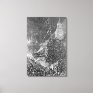 Das hundertjährige vierte leinwanddruck