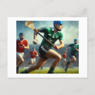 Das Hurling Match Postkarte