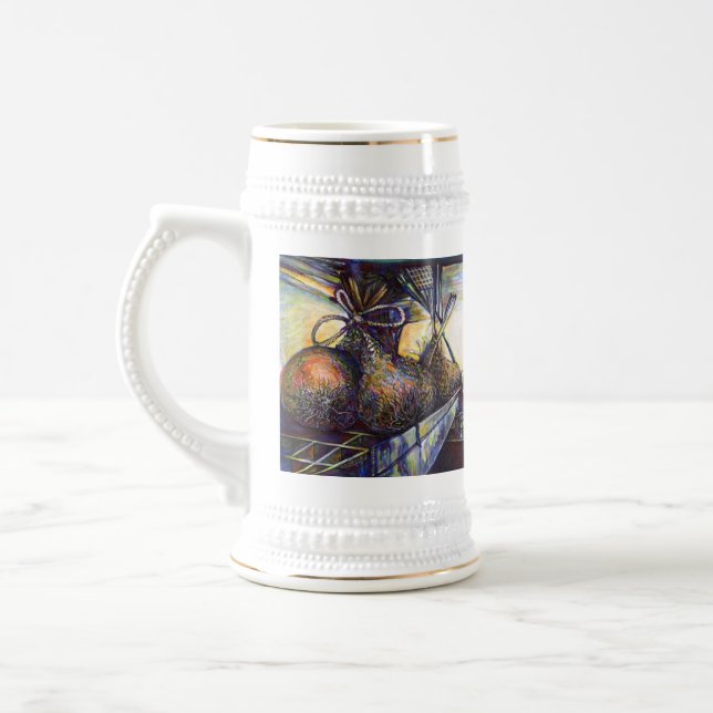 Das Hurling-Schicksal des Lebens Bierglas (Links)