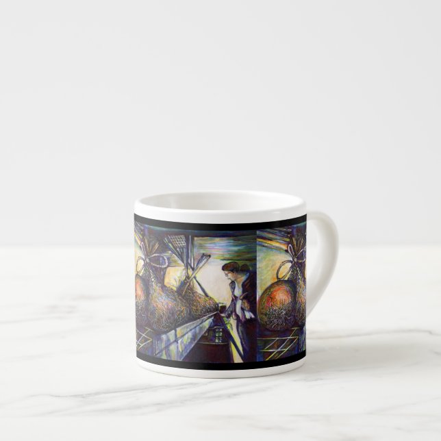 Das Hurling-Schicksal des Lebens Espressotasse (Vorderseite Rechts)