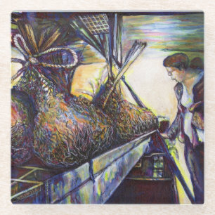 Das Hurling-Schicksal des Lebens Glasuntersetzer