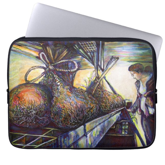 Das Hurling-Schicksal des Lebens Laptopschutzhülle (Vorderseite)