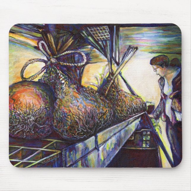 Das Hurling-Schicksal des Lebens Mousepad (Vorne)