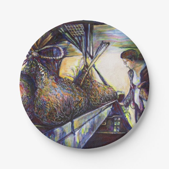 Das Hurling-Schicksal des Lebens Pappteller (Vorderseite)