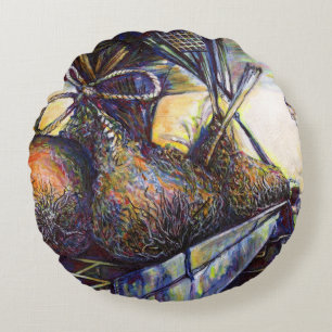 Das Hurling-Schicksal des Lebens Rundes Kissen